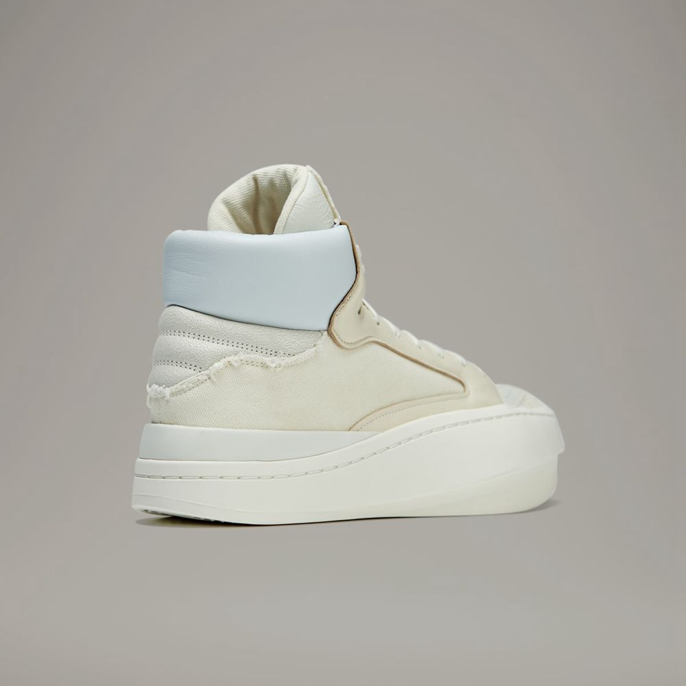 Chaussure Basket Adidas Y-3 Centennial Hi Blanche Homme | MRC-98970282