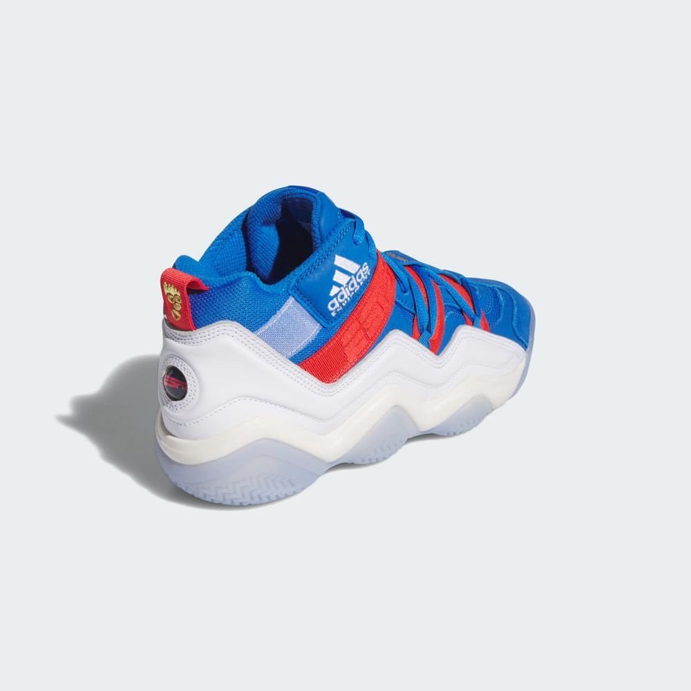 Chaussure Basket Adidas Top Ten 2000 ESPN Bleu Blanche Rouge Homme | VXM-65947752