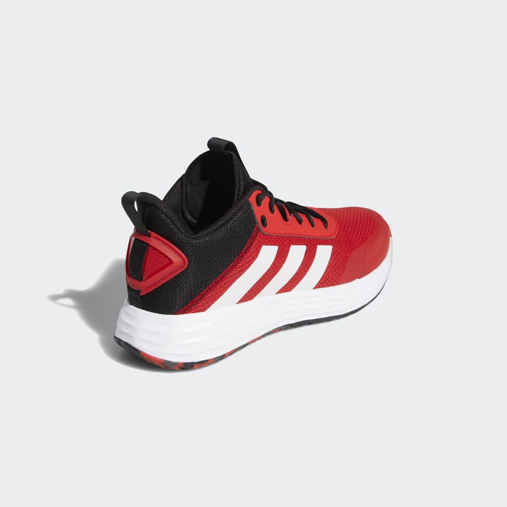 Chaussure Basket Adidas Ownthegame Rouge Blanche Noir Homme | ACT-03583525