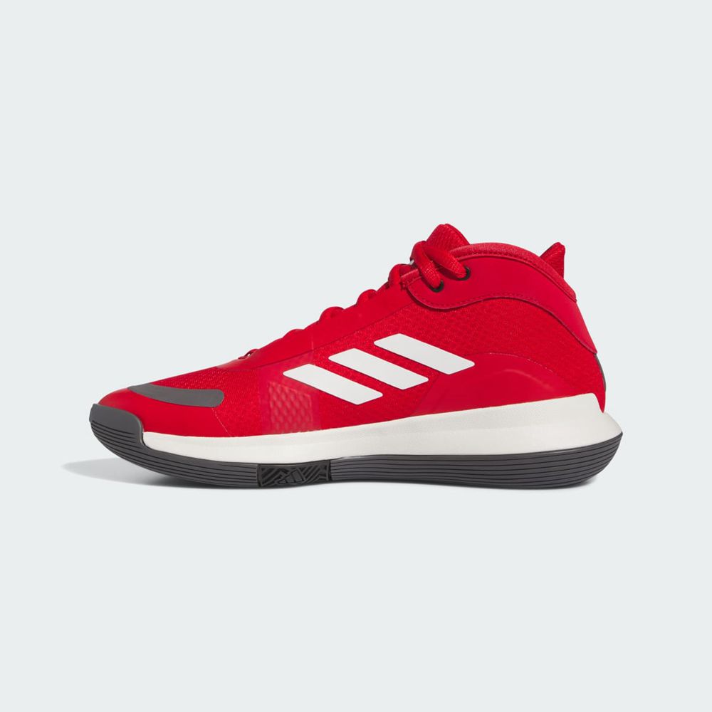 Chaussure Basket Adidas Bounce Legends Low Rouge Blanche Grise Homme | LMR-13254143