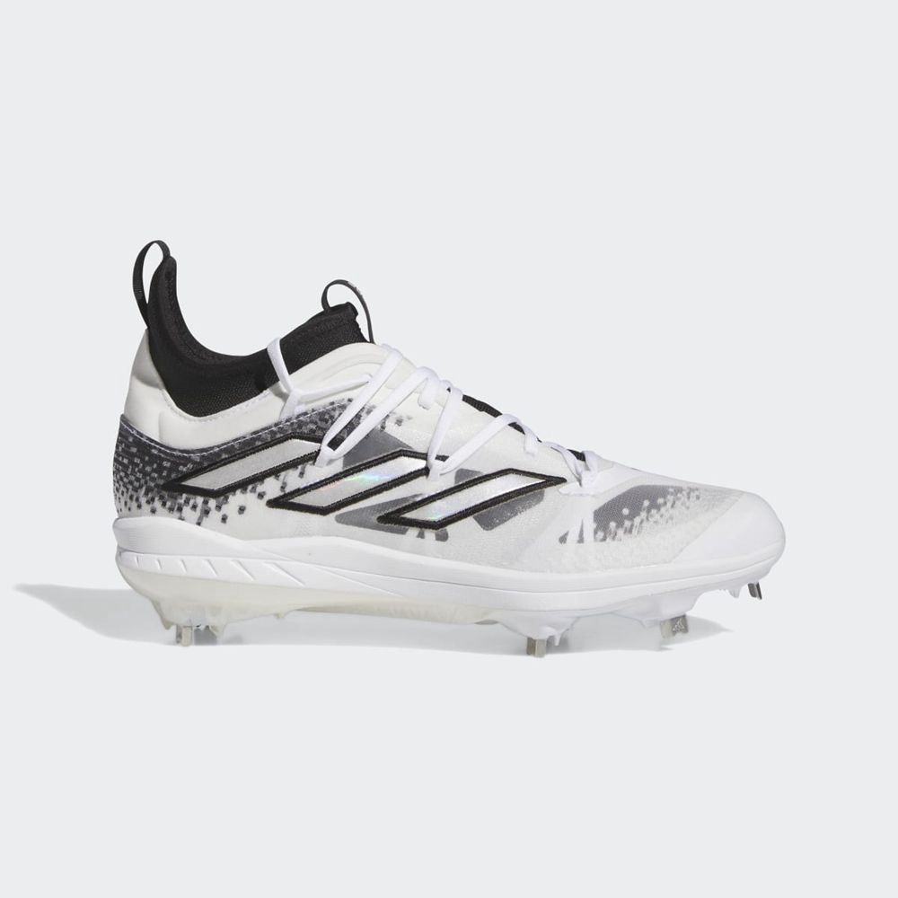 Chaussures de Baseball Adidas Adizero Afterburner 9 NWV Noir Argent Blanche Homme | HIV-90700204