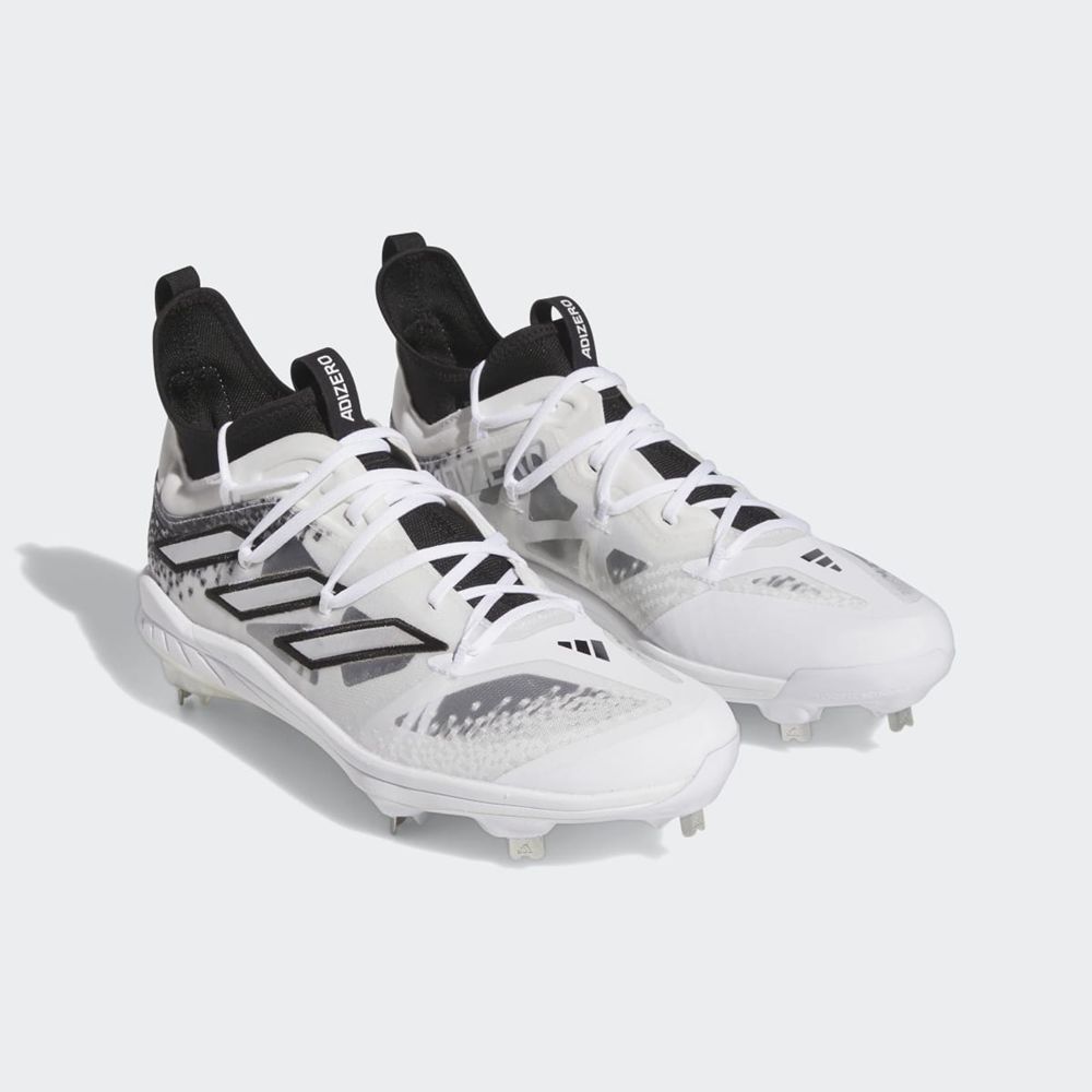 Chaussures de Baseball Adidas Adizero Afterburner 9 NWV Noir Argent Blanche Homme | HIV-90700204