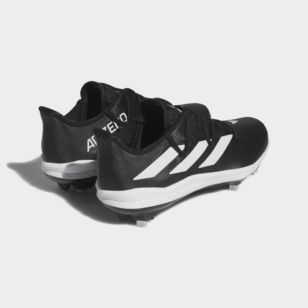 Chaussures de Baseball Adidas Adizero Afterburner 9 Noir Blanche Homme | RXO-82400126