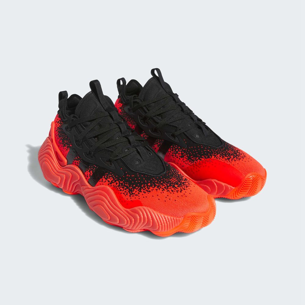 Chaussure Basket Adidas Trae Young 3 Noir Rouge Homme | XBR-86641145