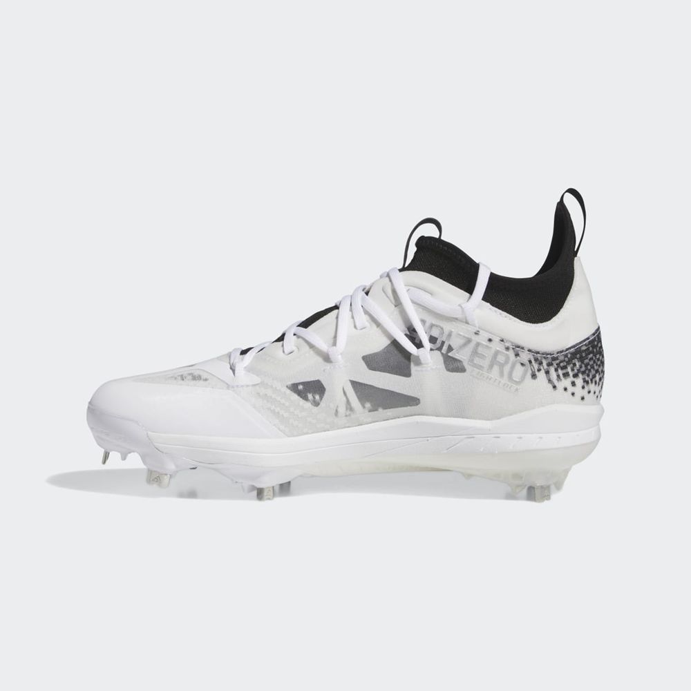 Chaussures de Baseball Adidas Adizero Afterburner 9 NWV Noir Argent Blanche Homme | HIV-90700204