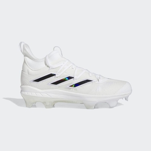 Chaussures de Baseball Adidas Adizero Afterburner 9 NWV TPU Blanche Noir Homme | VLX-03966896