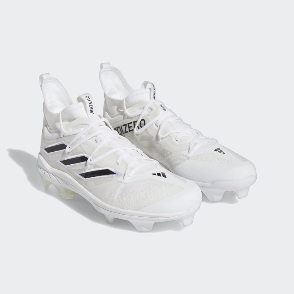 Chaussures de Baseball Adidas Adizero Afterburner 9 NWV TPU Blanche Noir Homme | VLX-03966896