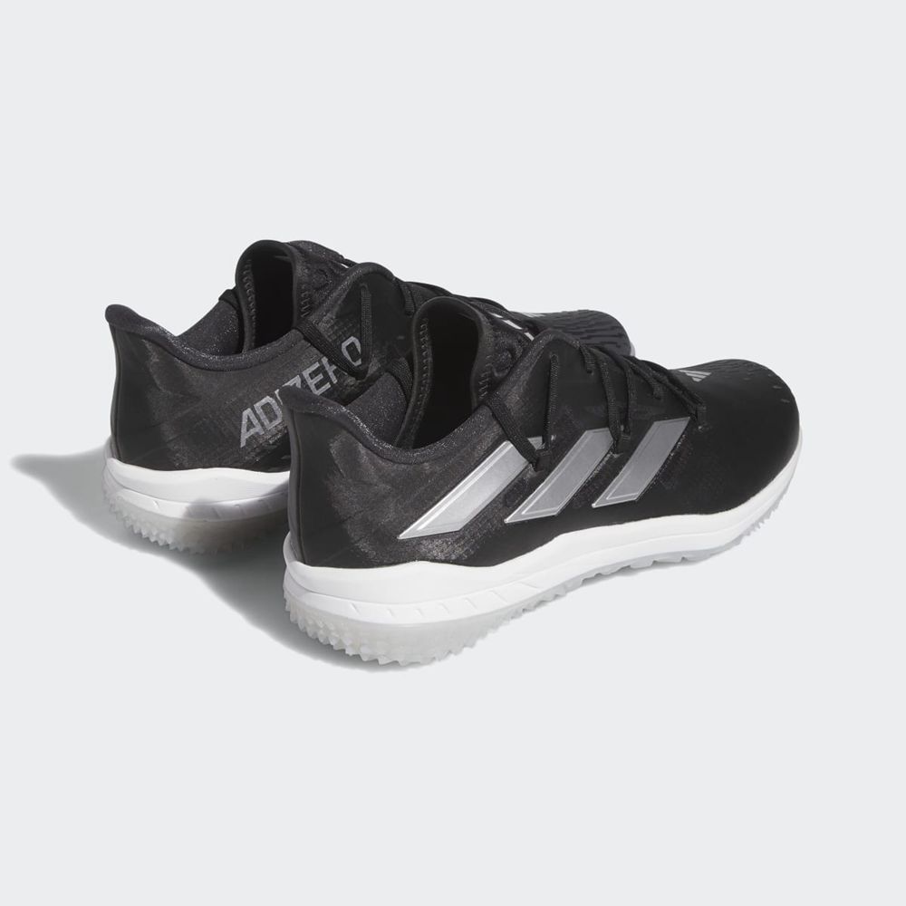 Chaussures de Baseball Adidas Adizero Afterburner 9 Turf Noir Argent Grise Homme | YFH-15583975