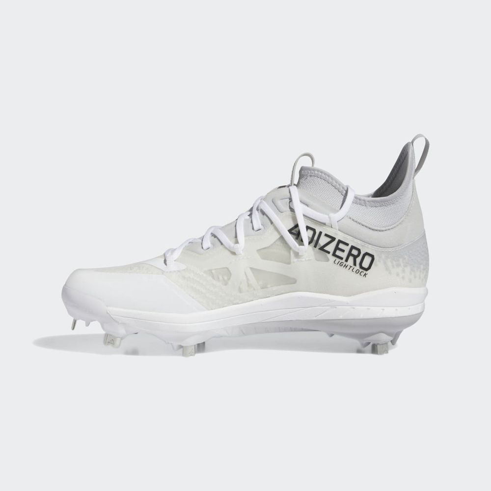 Chaussures de Baseball Adidas Adizero Afterburner 9 NWV Grise Argent Blanche Homme | WCZ-82979230