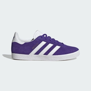 Chaussure Training Adidas Gazelle Violette Blanche Doré Enfant | JNB-83605163