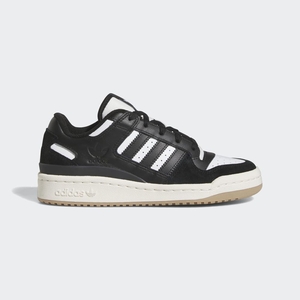 Basket Adidas Forum Low Noir Blanche Enfant | HAX-58928779