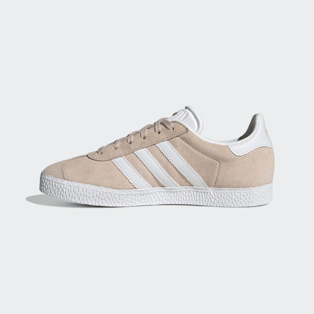 Chaussure Training Adidas Gazelle Rose Blanche Enfant | VXZ-06121300