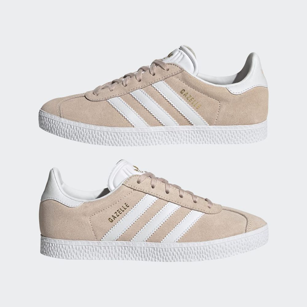 Chaussure Training Adidas Gazelle Rose Blanche Enfant | VXZ-06121300