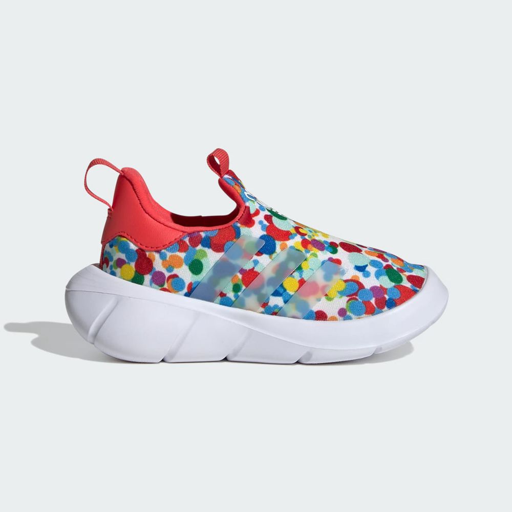 Basket Adidas Monofit Slip On Blanche Rouge Enfant | XCH-70777681