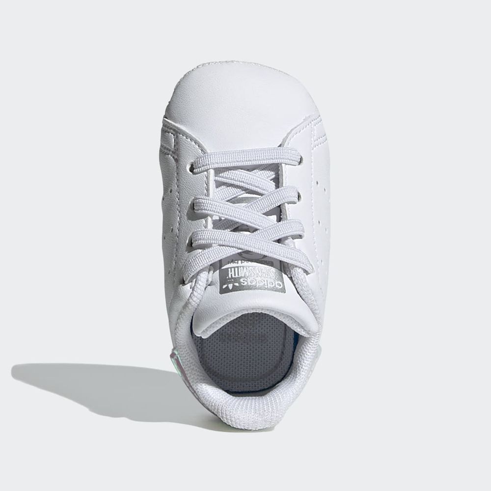 Basket Adidas Stan Smith Crib Blanche Argent Enfant | GZN-18193274