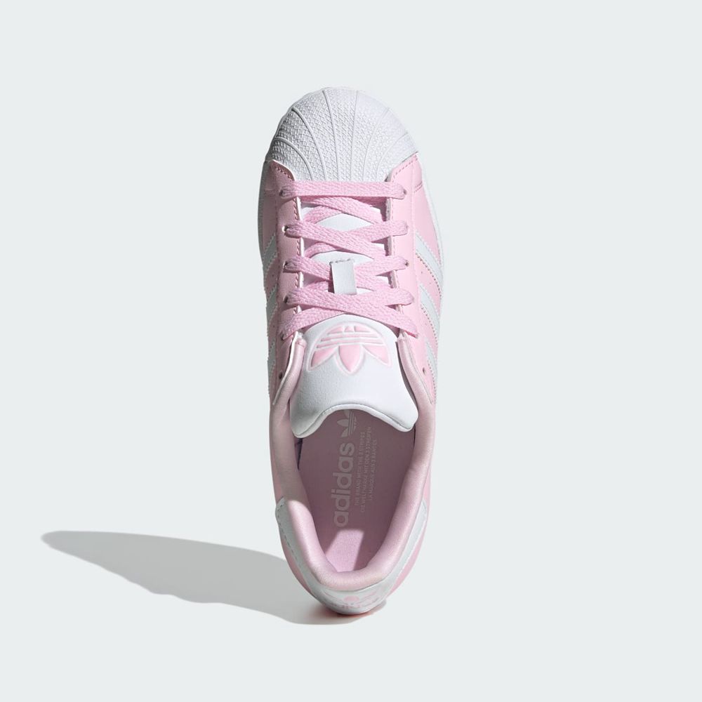 Basket Adidas Superstar Rose Blanche Enfant | ORU-70754092