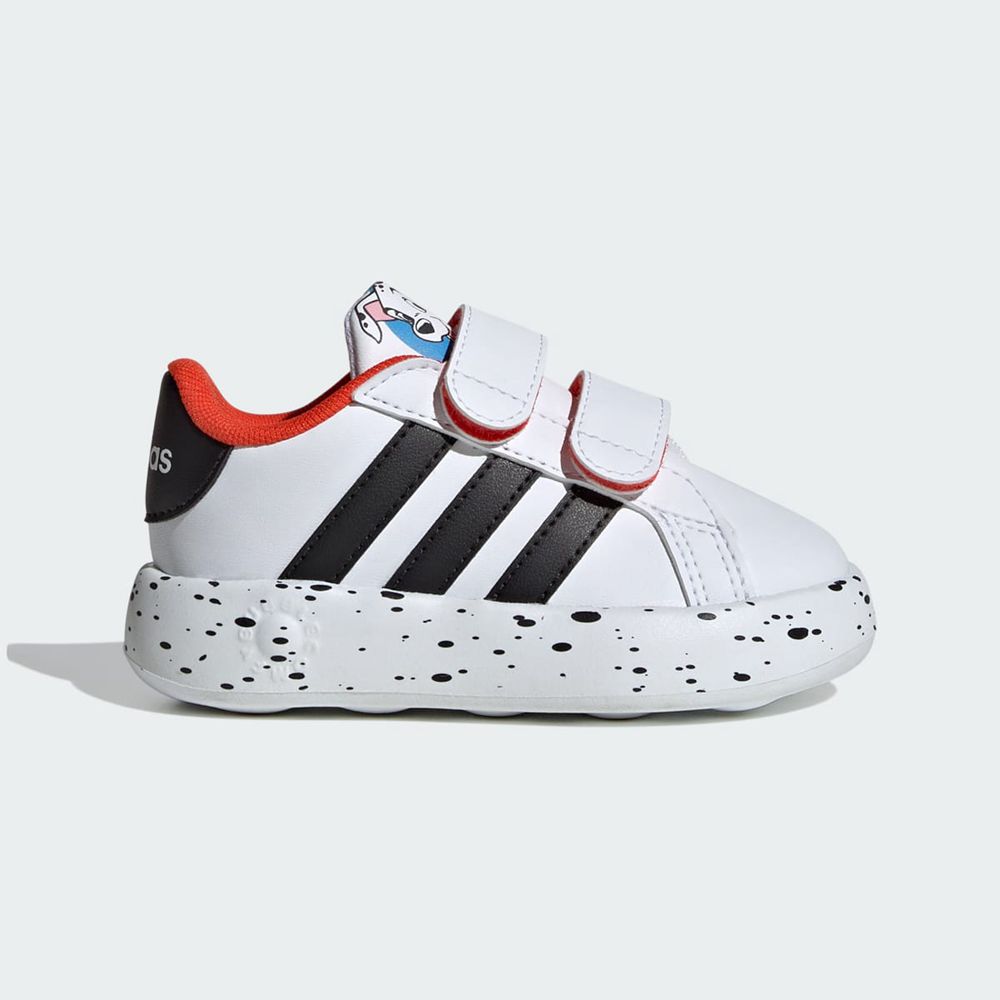 Basket Adidas Grand Court 2.0 101 Tennis Sportswear Blanche Noir Orange Enfant | RDV-36080163