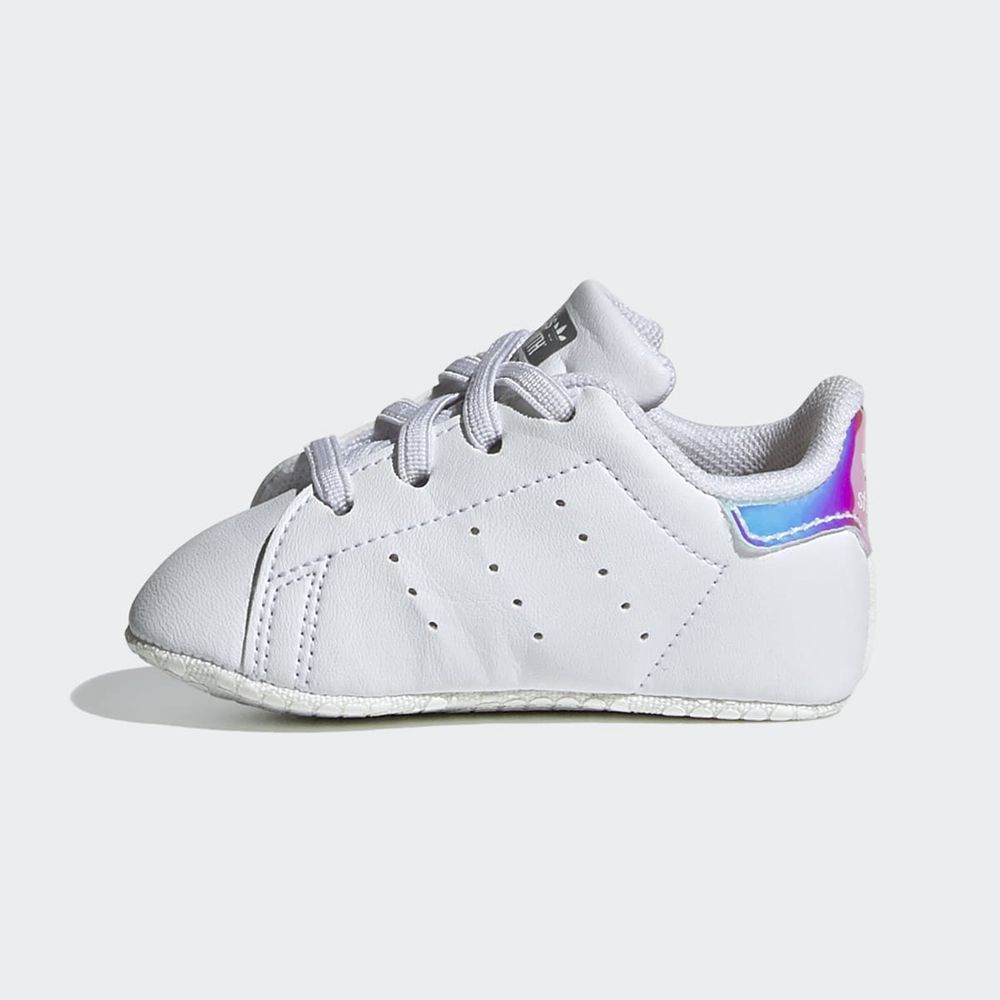 Basket Adidas Stan Smith Crib Blanche Argent Enfant | GZN-18193274