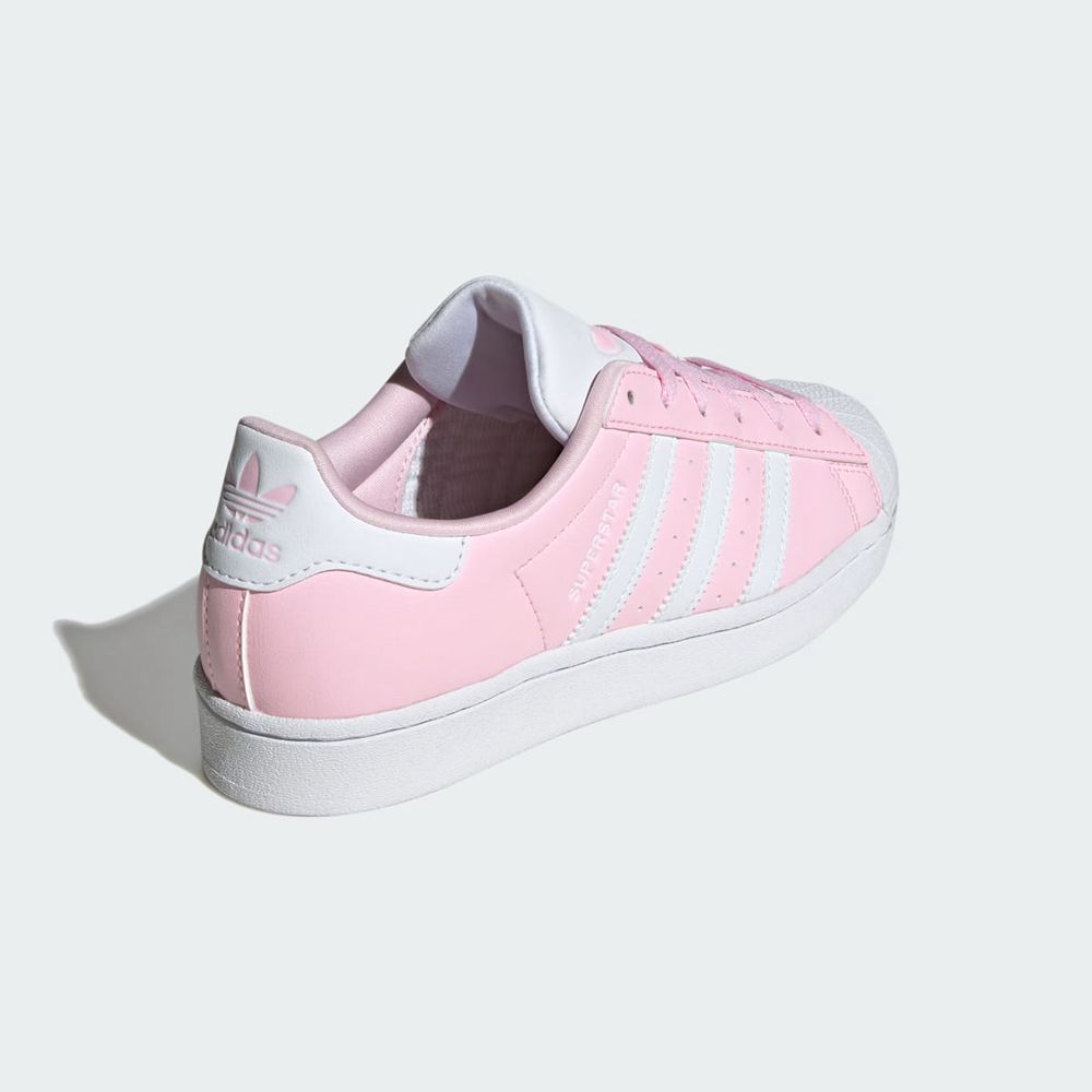 Basket Adidas Superstar Rose Blanche Enfant | ORU-70754092