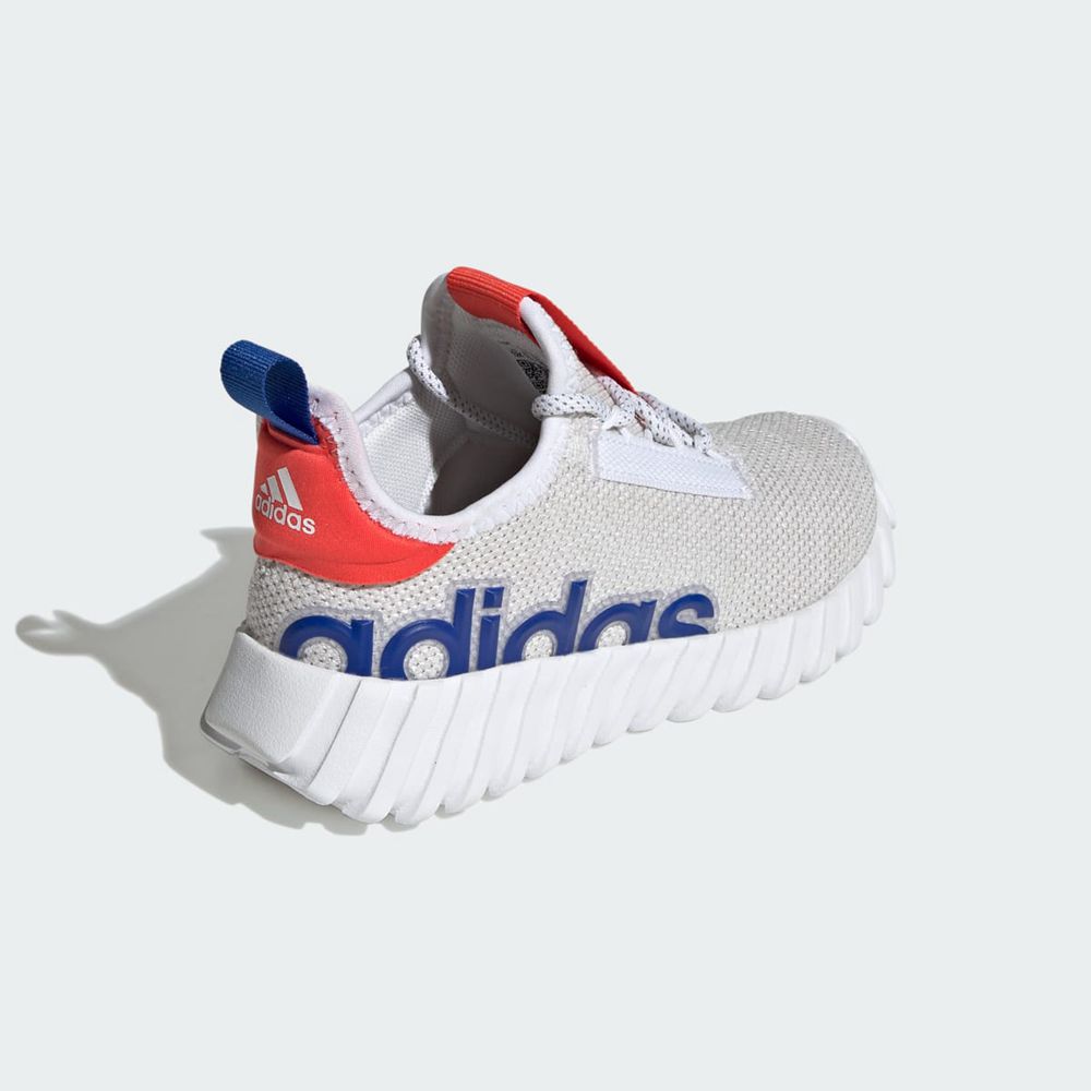 Basket Adidas Kaptir 3.0 Blanche Bleu Rouge Enfant | ZVN-05037921