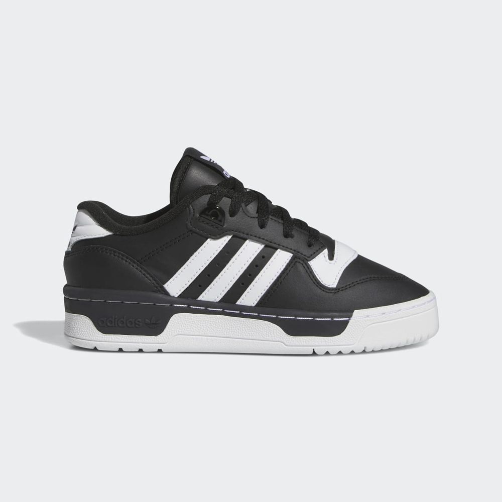 Basket Adidas Rivalry Low Noir Blanche Enfant | FCG-34328199