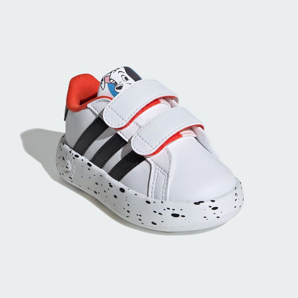 Basket Adidas Grand Court 2.0 101 Tennis Sportswear Blanche Noir Orange Enfant | RDV-36080163