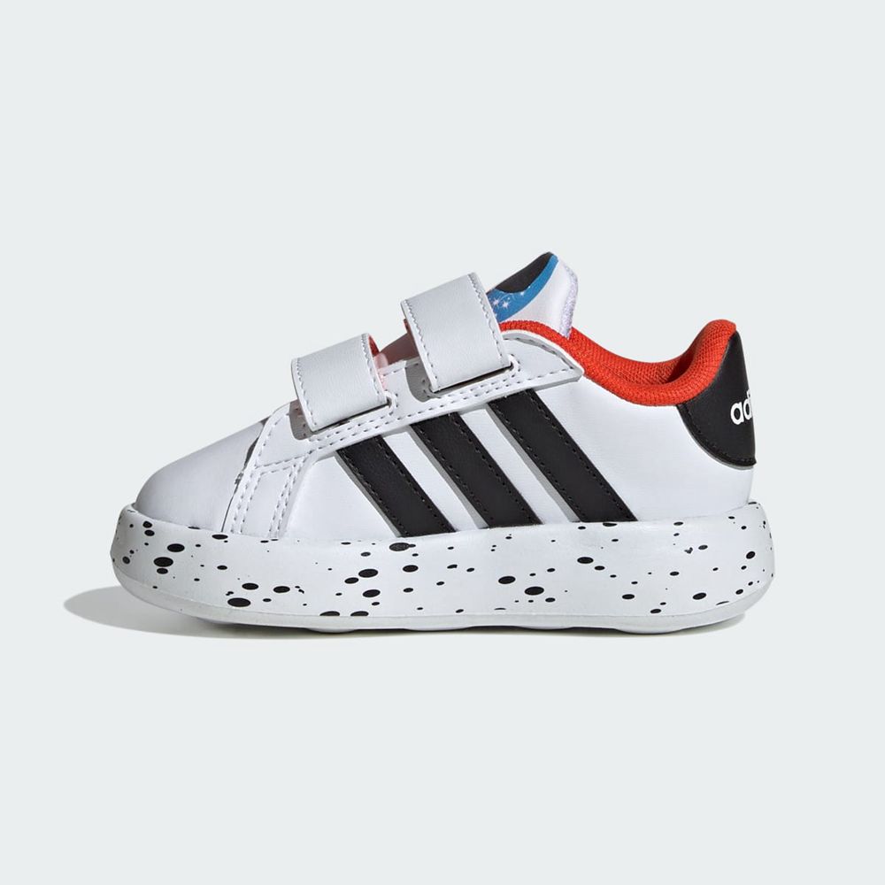 Basket Adidas Grand Court 2.0 101 Tennis Sportswear Blanche Noir Orange Enfant | RDV-36080163