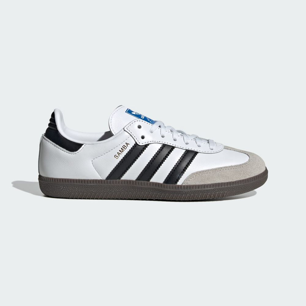 Basket Adidas Samba OG Blanche Noir Enfant | HNJ-49328297