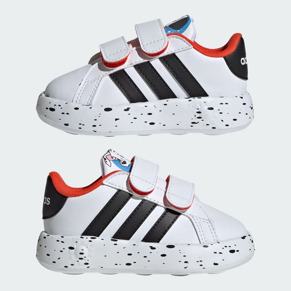 Basket Adidas Grand Court 2.0 101 Tennis Sportswear Blanche Noir Orange Enfant | RDV-36080163