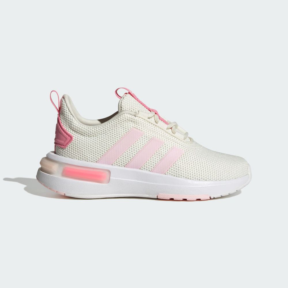 Basket Adidas Racer TR23 Blanche Rose Enfant | ZDO-48496991