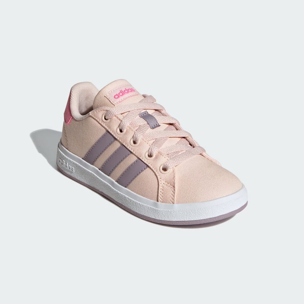 Basket Adidas Grand Court 2.0 Rose Grise Rose Enfant | AGU-66830389