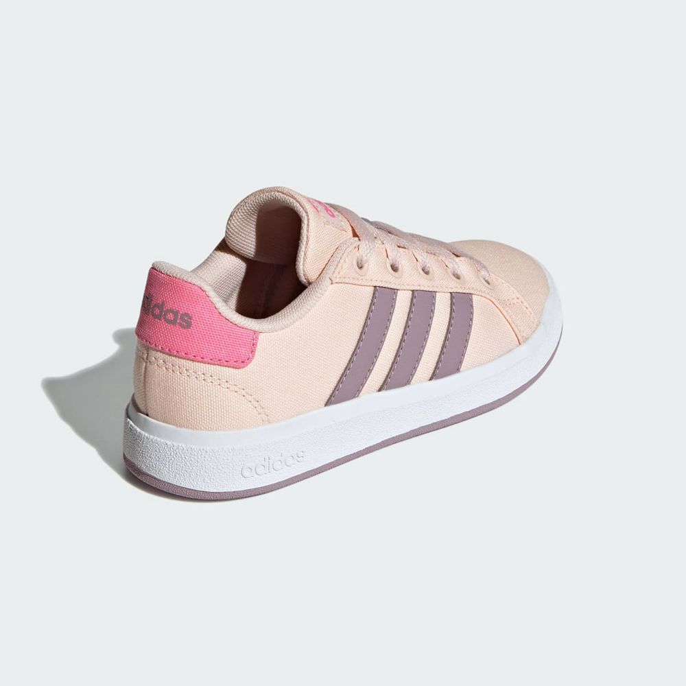 Basket Adidas Grand Court 2.0 Rose Grise Rose Enfant | AGU-66830389