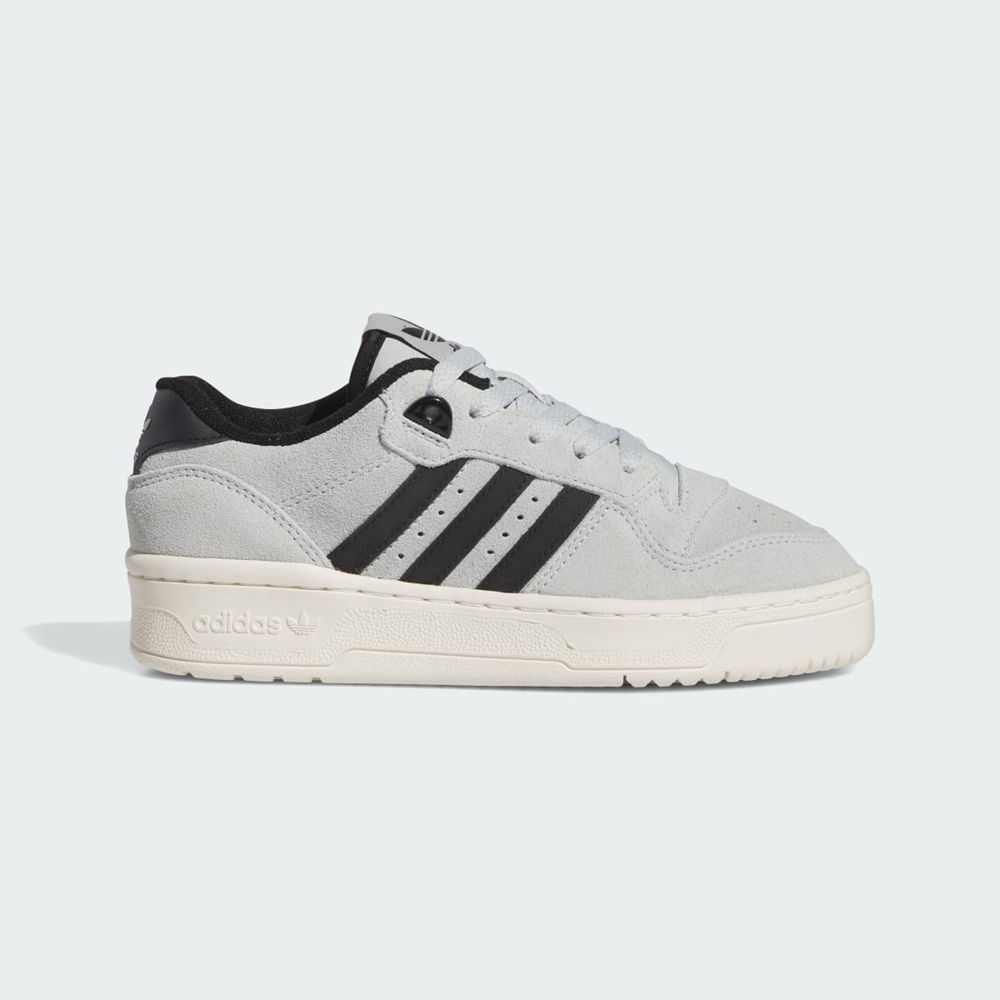 Basket Adidas Rivalry Low Argent Noir Blanche Enfant | GYL-19740656