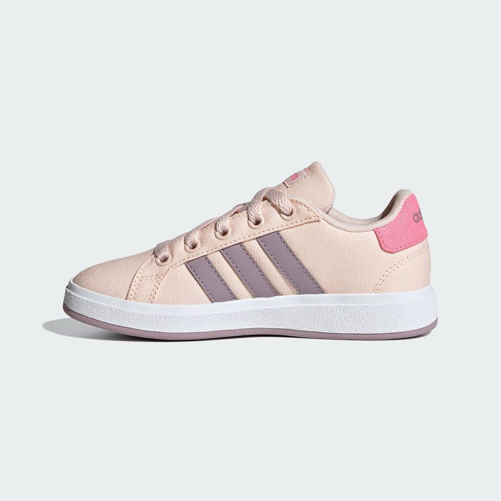 Basket Adidas Grand Court 2.0 Rose Grise Rose Enfant | AGU-66830389