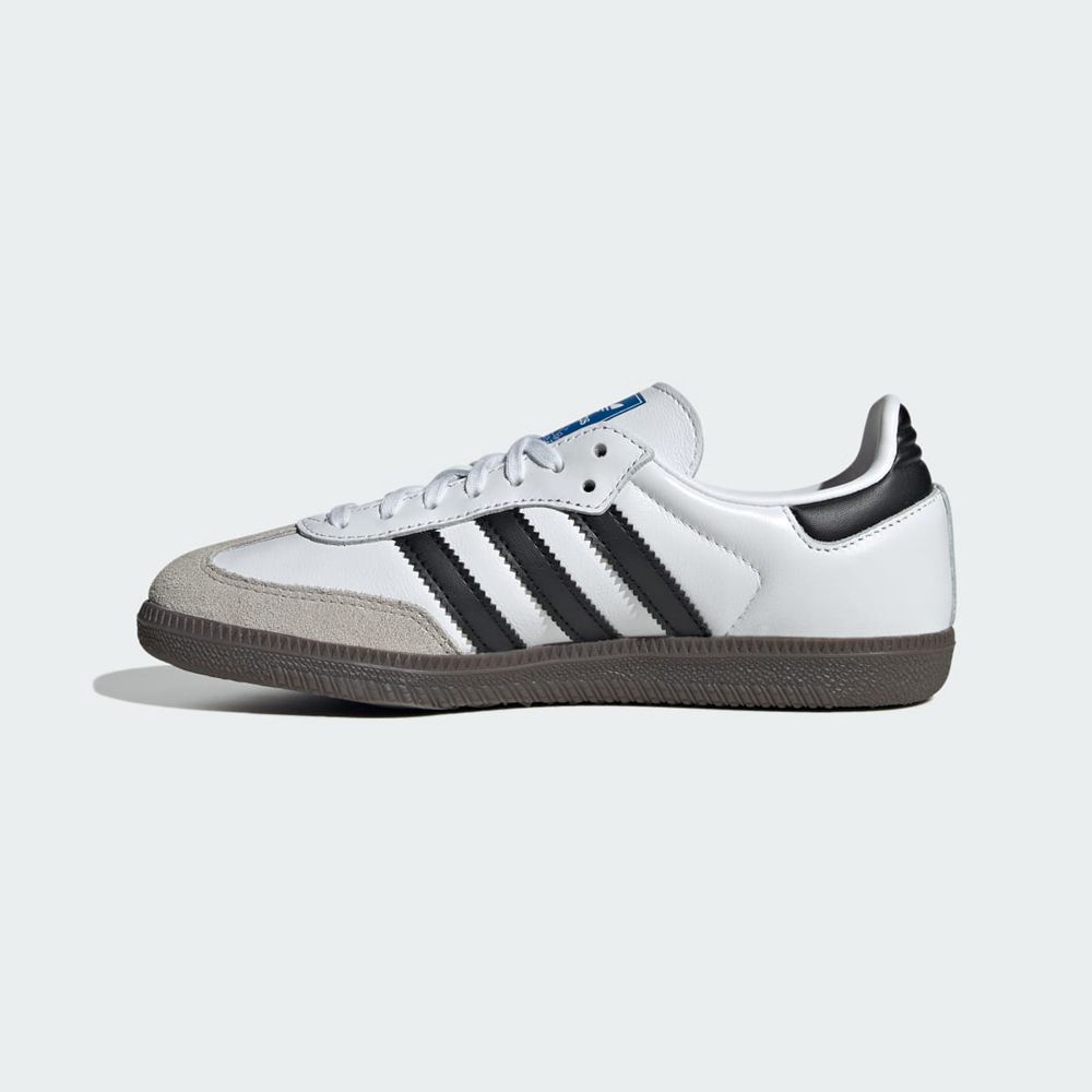 Basket Adidas Samba OG Blanche Noir Enfant | HNJ-49328297