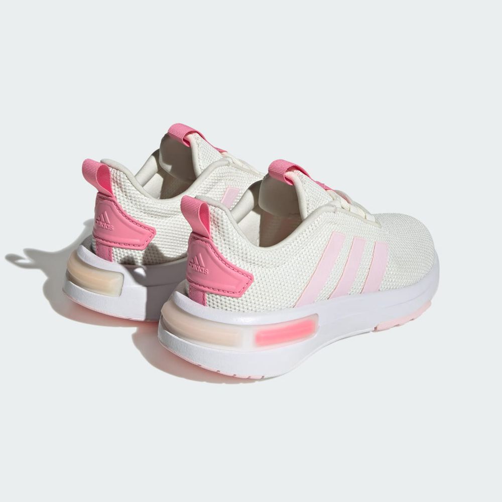 Basket Adidas Racer TR23 Blanche Rose Enfant | ZDO-48496991