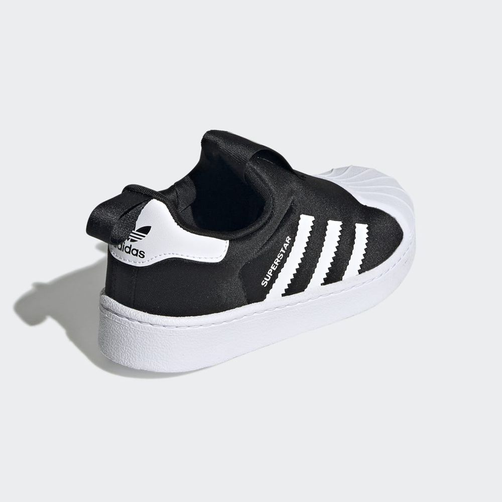 Basket Adidas Superstar 360 Noir Blanche Doré Enfant | UTO-91822385