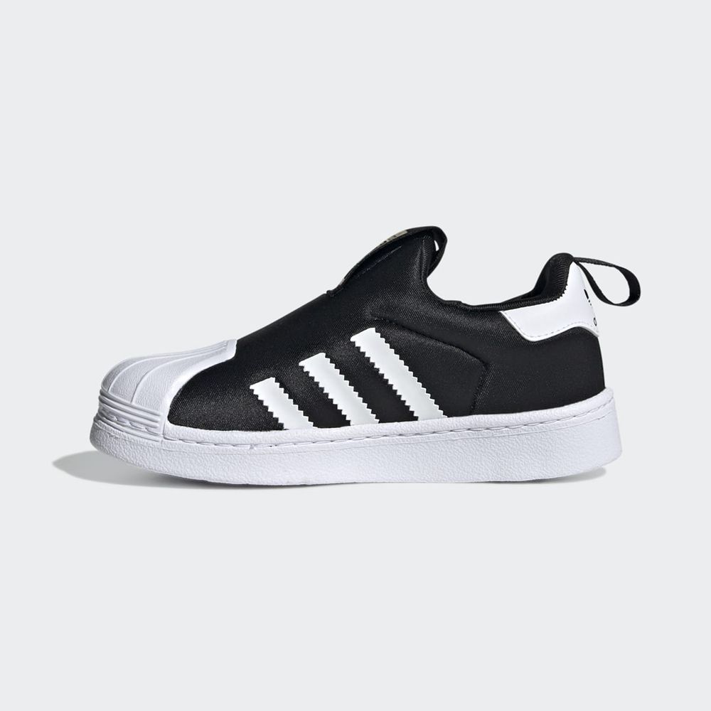 Basket Adidas Superstar 360 Noir Blanche Doré Enfant | UTO-91822385