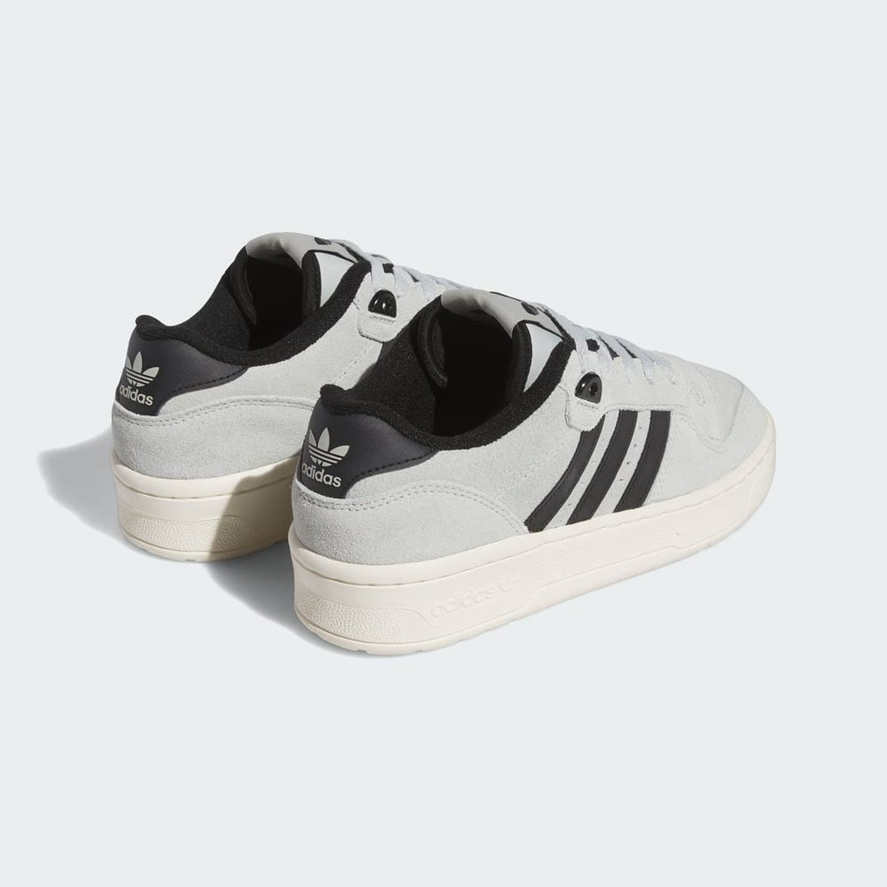 Basket Adidas Rivalry Low Argent Noir Blanche Enfant | GYL-19740656