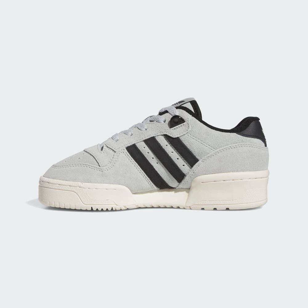 Basket Adidas Rivalry Low Argent Noir Blanche Enfant | GYL-19740656