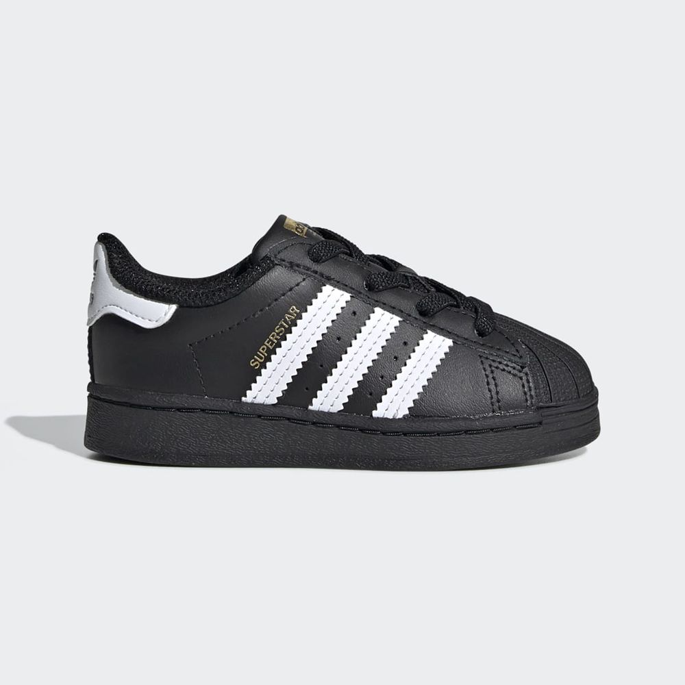 Basket Adidas Superstar Noir Blanche Enfant | ZDI-37026408