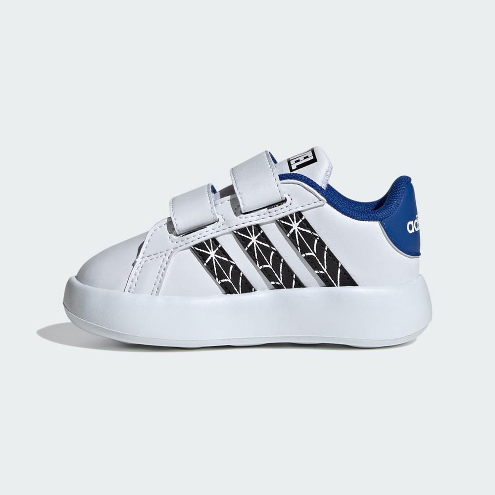 Basket Adidas Marvel's Spider-Man Grand Court Blanche Noir Bleu Enfant | TOZ-77289435