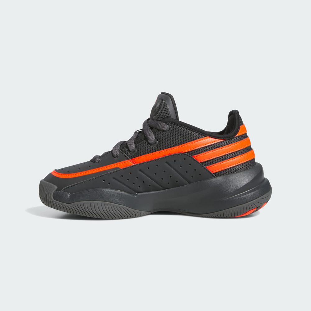 Basket Adidas Front Court Grise Rouge Enfant | VPT-52591038