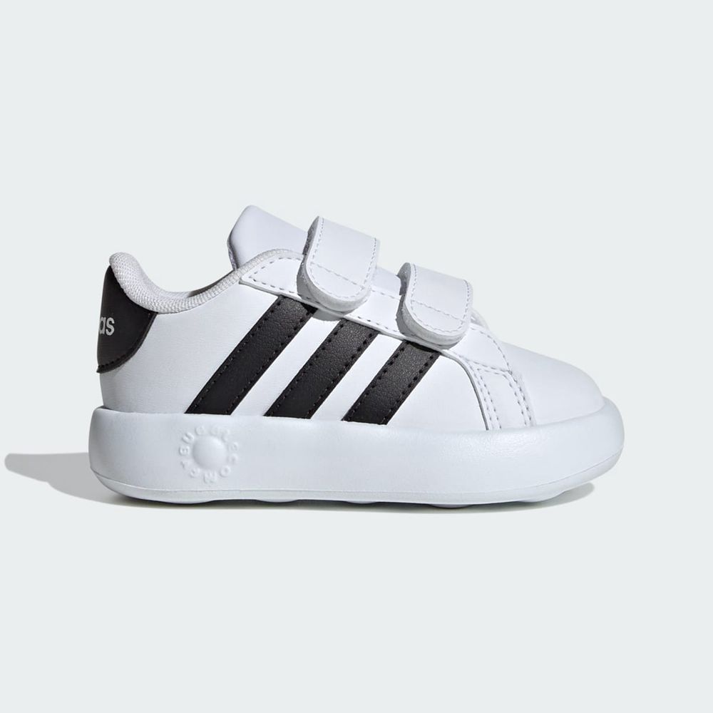 Basket Adidas Grand Court 2.0 Blanche Noir Enfant | GIL-58145329