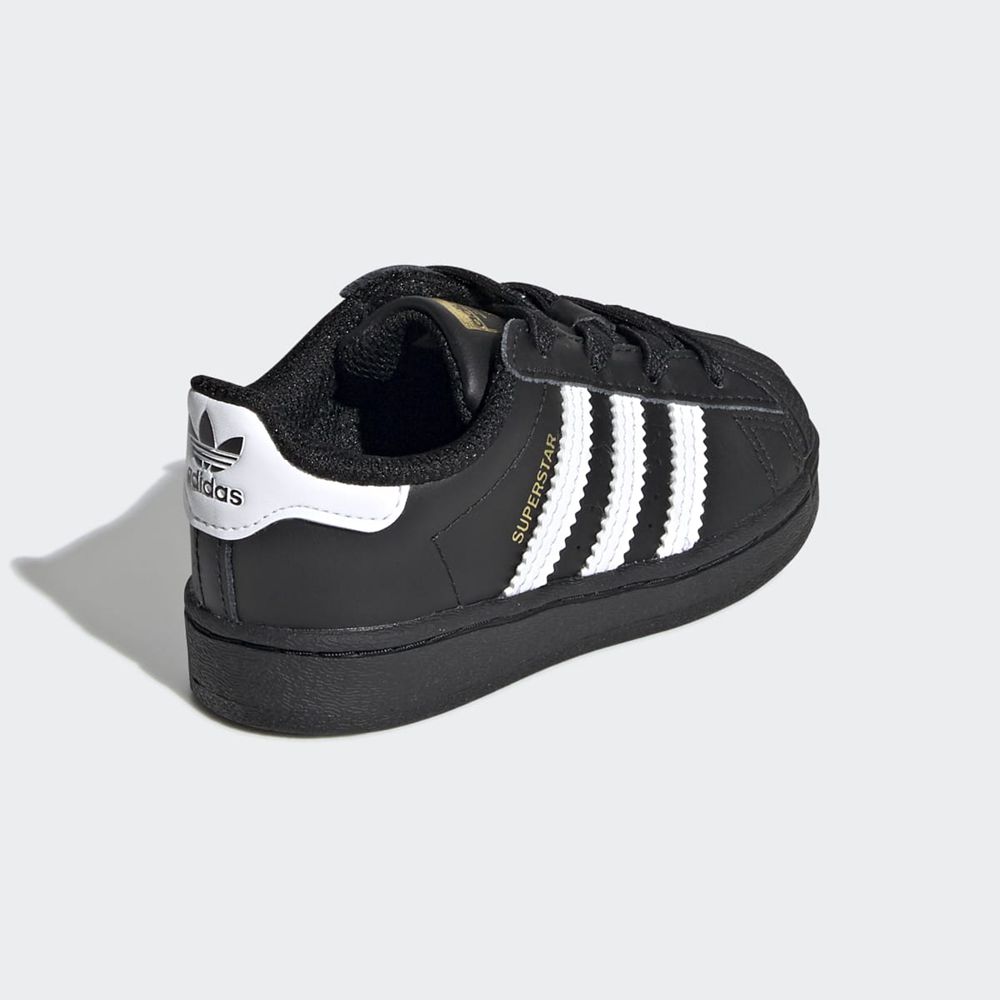 Basket Adidas Superstar Noir Blanche Enfant | ZDI-37026408