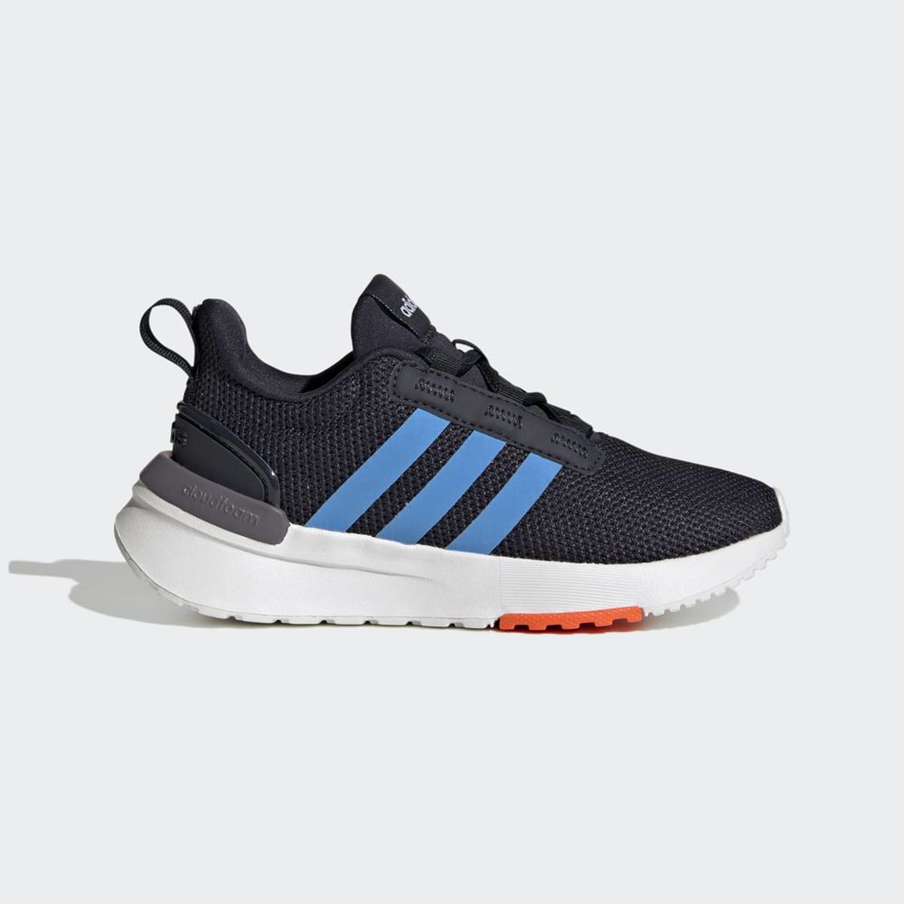 Basket Adidas Racer TR21 Bleu Marine Bleu Noir Enfant | QUO-14994165