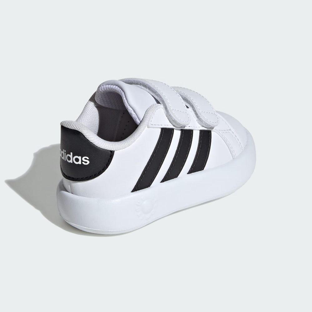 Basket Adidas Grand Court 2.0 Blanche Noir Enfant | GIL-58145329