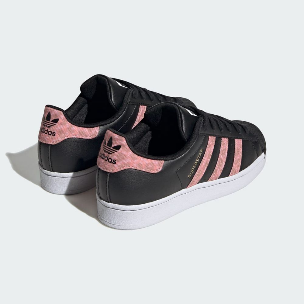 Basket Adidas Superstar Noir Doré Enfant | XJV-50558402