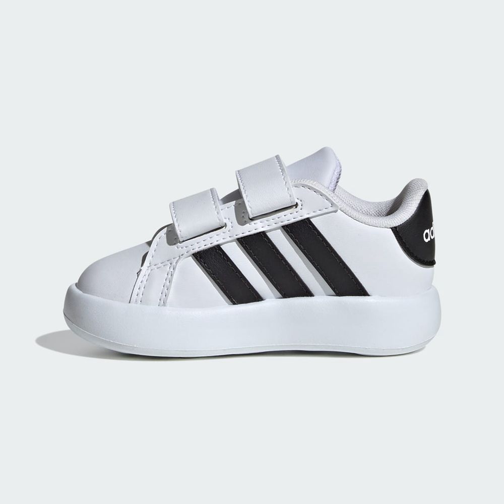 Basket Adidas Grand Court 2.0 Blanche Noir Enfant | GIL-58145329