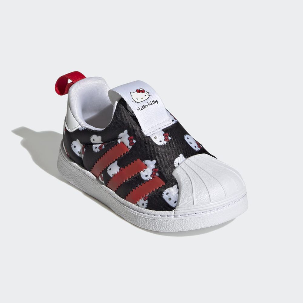 Basket Adidas Hello Kitty Superstar 360 Blanche Noir Rouge Enfant | EMB-81898004